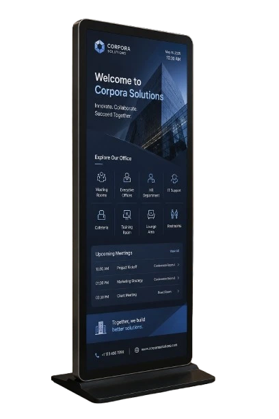 digital signage for corporate office