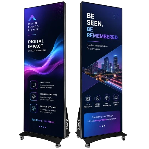 digital signage kisok with attractive ui