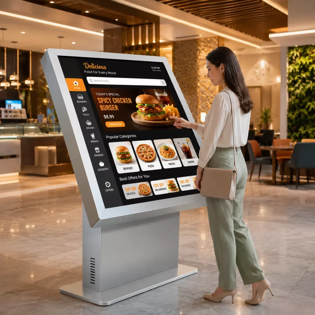 interactive signage digital displays