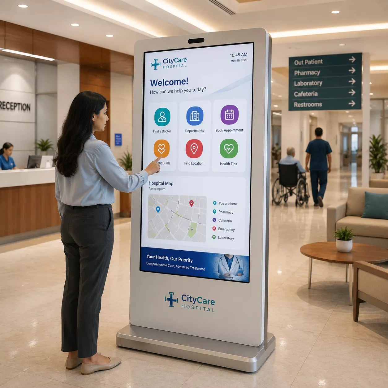 Interactive Digital Signage Kiosk